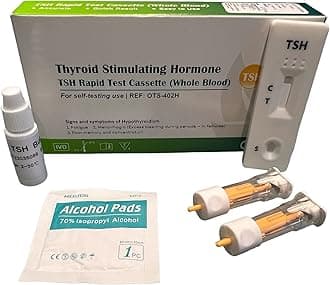 Underactive Thyroid Testing Kit, TSH Blood Tests for Hypothyroidism MediMad (1 Test)