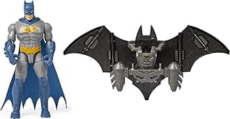 BATMAN, 4-Inch BATMAN Mega Gear Deluxe Action Figure with Transforming Armor