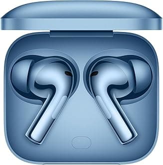 OnePlus Buds 3, Splendid Blue, Deep Bass, ANC, Immersive Sound, Up to 44 Hour Playtime with Charging case, Bluetooth 5.3