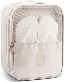 Mossio Shoe Bag Holds 3 Pair of Shoes for Travel and Daily Use Storage Pouch