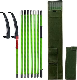 SUNORCHID Pole Pruning Saw 26 Foot Long Handle Adjustable Length, Tree Pruner Tree Loppers Long Reach for Palm Oak High Branches, with Carry Bag and Sturdy Pole, Cuts Clean and Fast (Pro)