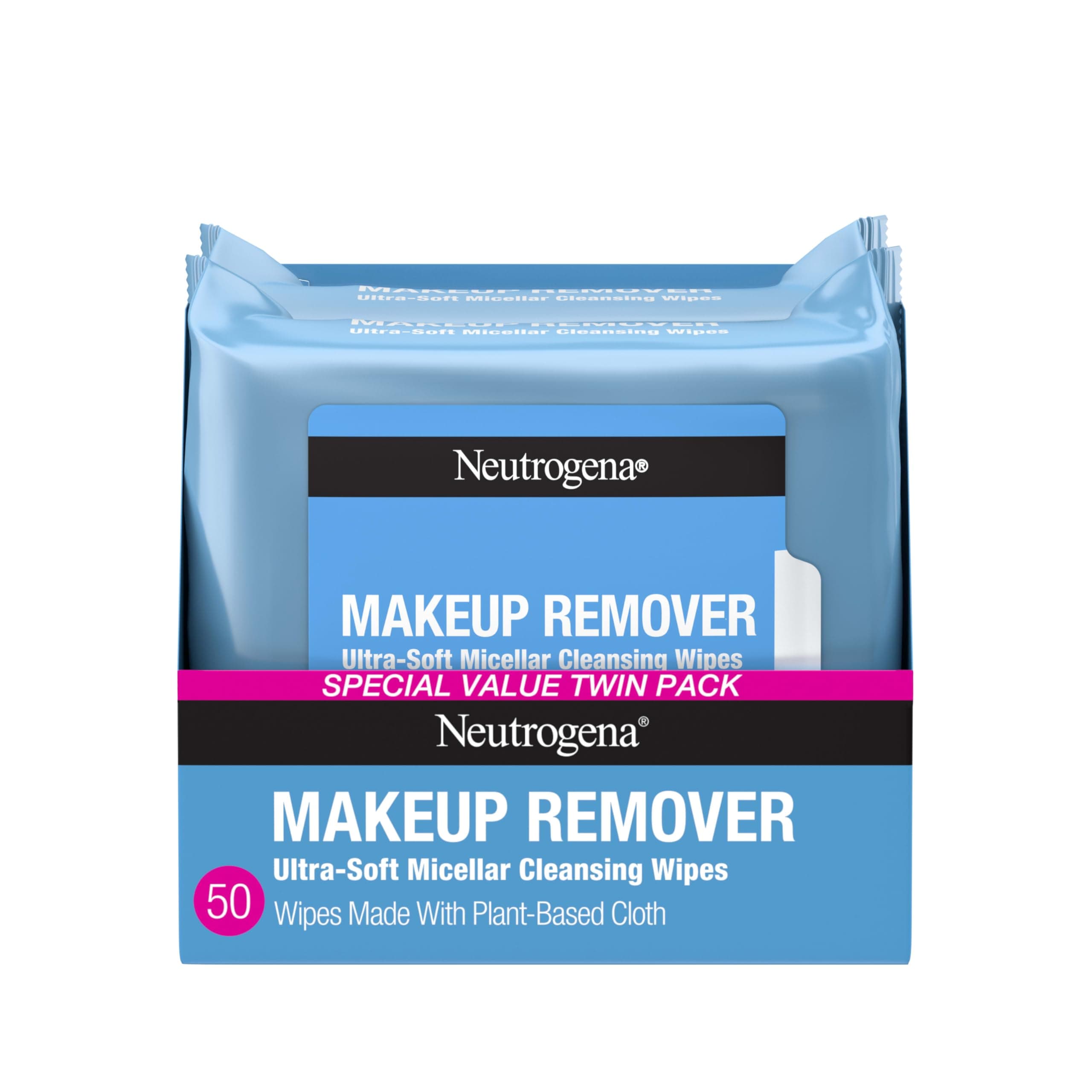 Makeup Removing Wipes, 25 Count, Twin Pack