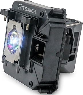 CTBAIER ELP68 powerLite Home Cinema for EPSON EH-TW5900 EH-TW6000 EH-TW6000W HC3010E HC3010 3010 3020 3010E 3020E EH-TW5910 EH-TW6100 EH-TW6100W V13H010L68 Replacement Projector Lamp Bulb
