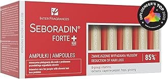 Seboradin Forte Hair Growth Serum Ampoules 14 x 5,5 ml Anti Hair Loss Serum Chronic Hair Loss and Thinning Treatment Natural Extracts and Vitamins Hair & Scalp Treatment Hair Care & Products