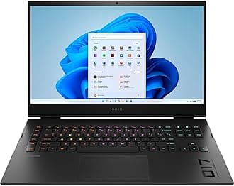 HPOmen 17 Gaming Laptop, Intel 24-Core i9-13900HX, 17.3" WQHD 165Hz IPS Display, NVIDIA RTX 4090 16GB GDDR6, 64GB DDR5 4TB SSD, 4-Zone RGB Backlit Keyboard, Thunderbolt 4, Win11 Home