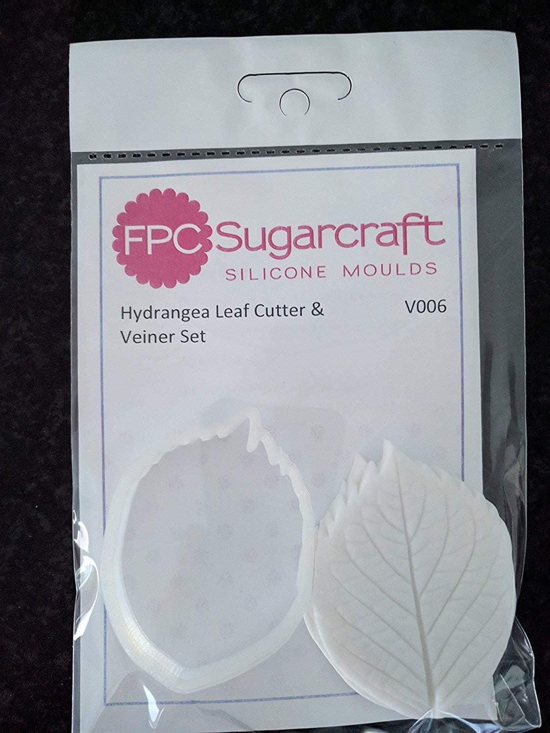 Hydrangea Leaf Cutter & Veiner Set Silicone Mold | Non-stick food grade mold, fondant mold, candy mold, resin mold, fimo mold, clay mold, soapmaking mold