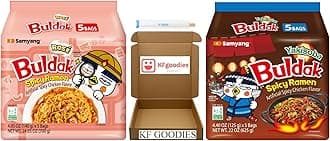 Korean Ramen Variety Pack Gift Box (10 Count) – Spicy Buldak Noodle Assortment for Birthdays, College Care Packages, Office Snacks, and Gift Baskets