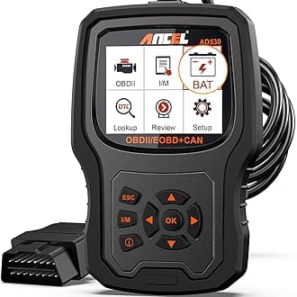 AD530 OBD2 Scanner-Upgraded AD310, Car Code Reader for Check Engine Light, Full OBDII Scan Tool for Read & Clear Fault Codes, Battery Test & Live Data, OBD II Diagnostic Scanner for 1996+ Cars