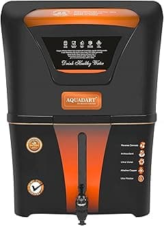 AquaDart Copper +Alkaline RO Water Purifier with RO, UV, UF, TDS Adjuster 12L | 8 Stage Purification | Suitable for all type water supply (AGS Copper Alkaline)