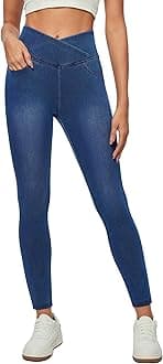 IUGA Stretchy High Waisted Jeans for Women Jeggings Tummy Control Skinny Jeans Work Pants with Pockets