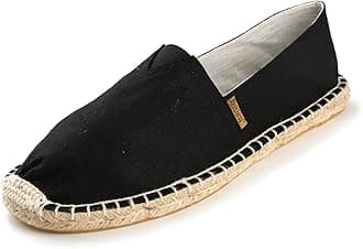Alexis Leroy Women's Flat Espadrilles Canvas Shoes Slip on Espadrilles