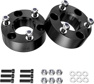 Richeer 2.5 inch Leveling Lift Kit Compatible with 2006-2026 Ram 1500 4WD, 2005-2011 Dakota 2WD 4WD Leveling Lift Kit Forged Front Strut Spacers Raise the Front of your Pickup by 2.5"