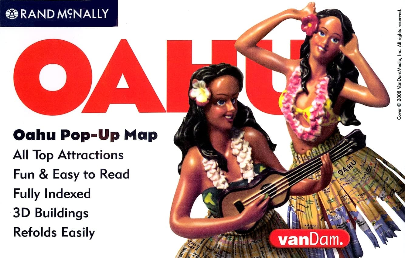 Vandam Oahu, Hawaii Pop-Up Map