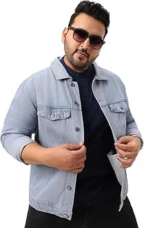Men plusjaktp Denim Jacket (pack of 1)