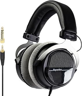 HD 330PRO,150 ohms, Over-Ear Headphones, Professional Semi-Open Wired Headphones with 40mm Neodymium Drivers and Solid Bass, 3.5mm Jack for Recording Music, Podcast, Studio Monitoring, Mixing