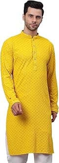 JompersMen's Chikankari Embroidered and Sequence Kurtas