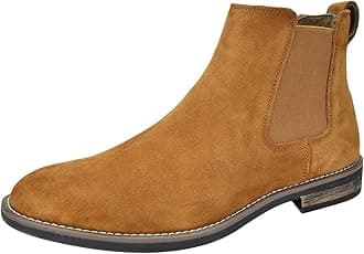 Bruno Marc Men's Suede Leather Chelsea Ankle Boots