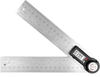 82305 Digital Angle Finder Protractor (Stainless steel (white&red button))
