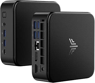 KAMRUI E3B Mini PC, Mini Gaming PC AMD Ryzen 5 7430U 6C/12T, (Beat 5650U,Up to 4.3GHz) Mini Desktop Computer 16GB RAM 512GB SSD，Small Pc Support WiFi 6, BT5.2, Triple Display for Office Home