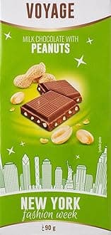 Milk Chocolate with peanuts 90g