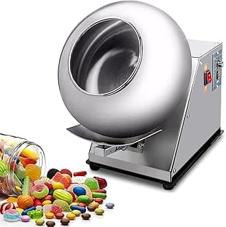 Snack Coater Compatible with Tilt-Head Stand Mixer for Making Chocolate Covered Almonds,Pistachio,Peanut,Freeze Dried Strawberry,Raisin,Blueberry