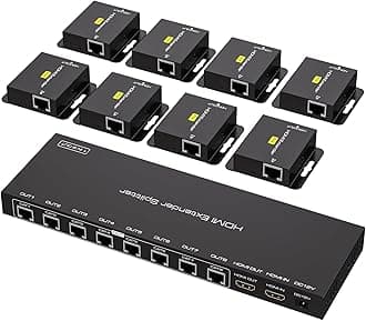 1×8 HDMI Extender Splitter
