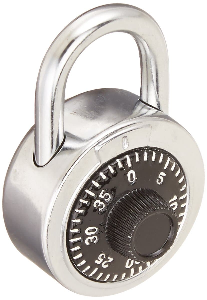 Bike Gear Combination Padlock only Case Hardened