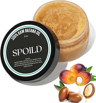 Spoiled Batana Oil for Hair Growth Dr. Sebi 2oz Natural Raw Batana Oil Hair Treatment Cream Organic Batana Hair Growth Butter Prevents Hair Loss Thicker Stronger Healthier Hair Shine