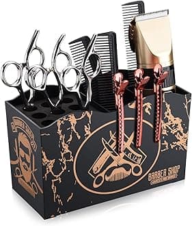 Noverlife Barber Scissors Holder Box, Professional Salon Hairdressing Scissor...