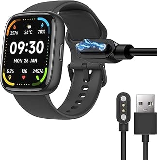 IDW17, IDW20, IDW21, IDW23, IDW25, IDW26 Smart Watch Charger, Magnetic USB Replacement Charging Cable Compatible with IDW17, IDW20, IDW21, IDW23, IDW25, IDW26 Smart Watch