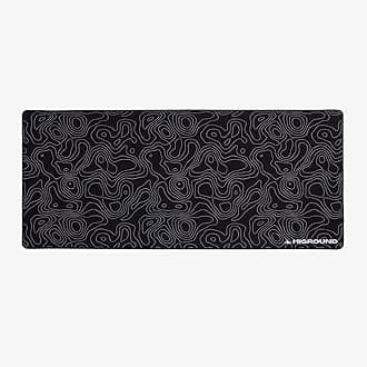 HigroundBLACKICE XL Topograph Gaming Mousepad, Cool Medium Speed Desk Mousepad, Computer Mouse Mat, Flat Stitched Edge, Full Range of Motion, Non-Slip Rubber Base, Perfect for Gamers & Office Use