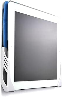 Dockem Koala Tablet Wall Mount - Screw-in Version: Universal Dock for iPads, iPad Air/Mini/Pro, Samsung Galaxy Tab/Notes, Android Tablets and More [White Brackets]