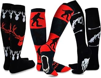 Fun Wild Animals Knee Highs 3Pairs