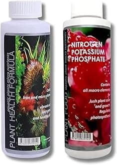 Foodie Puppies Combo Pack Aquatic Remedies Nutrient Supplements Macro Plant Food and Plant Health Aquarium Plant Fertilizer for Planted Aquarium (120ml (Plant Food - Plant Health))