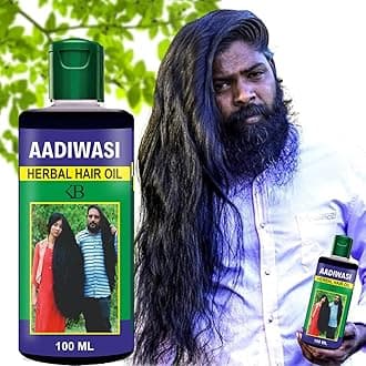 Original Aadiwasi Hair Growth Oil 100 ML Ayurvedic Aadiwasi Herbal Kesh Tel with Natural Rosemary essential & Biotin for Control Hairfall anti-dandruff adiwasi hair oil original-100 Ml [Pack of 1]