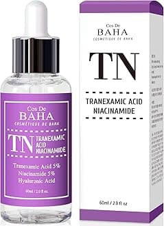 Tranexamic Acid 5% Serum with Niacinamide 5% for Face/Neck - Helps to Reduce the Look of Hyper-Pigmentation, Discoloration, Dark Spots, Remover Melasma, 2 Fl Oz
