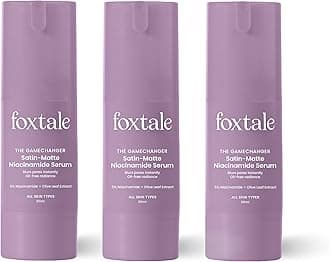FoxTale(Pack of 3) 5% Niacinamide Face Serum with Olive Leaf Extract | For Oil Control & Brightening | Blurs Pores Instantly, Lightweight & Non-sticky | All Skin Types, Men & Women | 30ml