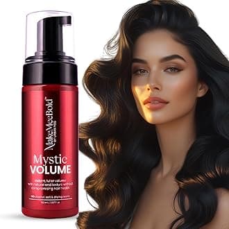 Mystic Volume (150 ml) | Hair Styling Foam | Volumizer for Fine Hair | Adds Bounce & Shine | Paraben-Free, Sulphate-Free, Vegan