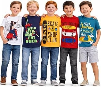 Boys BYS-TSRT-02 T-Shirt (pack of 5)
