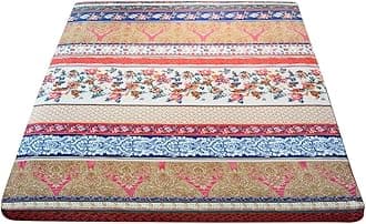 MAXYOYO Mattress Cover for Traditional Japanese Futon Mattress, Futon Floor Mattress Cover with Zipper, Super Soft and Machine Washable, Bohemian D, Full