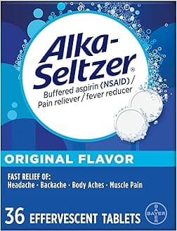 Alka-Seltzer Original Effervescent Antacid Tablets 36 Ea