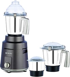 Herculo 1000W Powerful Mixing Mill with Nutri-Pro Function, 3 Jars, Coffee Brown and Gold