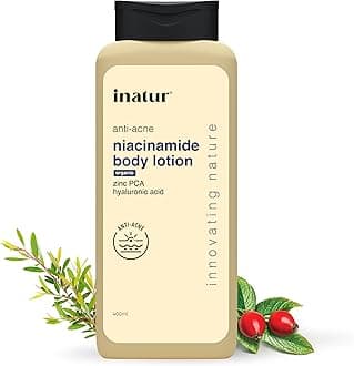 Niacinamide Body Lotion 400ml – Anti-Acne Moisturizer with 2% Salicylic Acid, Zinc PCA & Hyaluronic Acid | Sulphate-Free Formula for Smooth, Hydrated Skin | Deep Nourishment & Oil Control