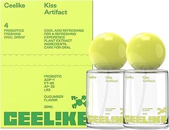 Oral Spray – Fresh Breath, Dual Cooling Experience & Convenient On-The-Go Design – Perfect for Freshening Breath Anywhere, Anytime (Cucumber, 2 Count)