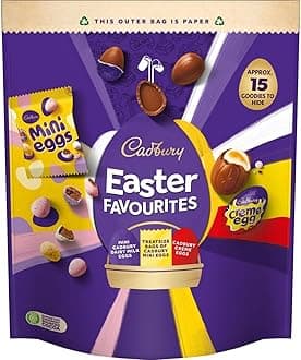Cadbury Easter Favourites, Mini Dairy Milk Chocolate Eggs