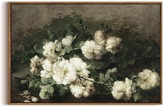 InSimSea Framed Canvas Wall Art, Vintage & Modern Farmhouse Decor, Large Wall Art for Living Room & Bedroom, French Country Wall Prints, 20"x30"