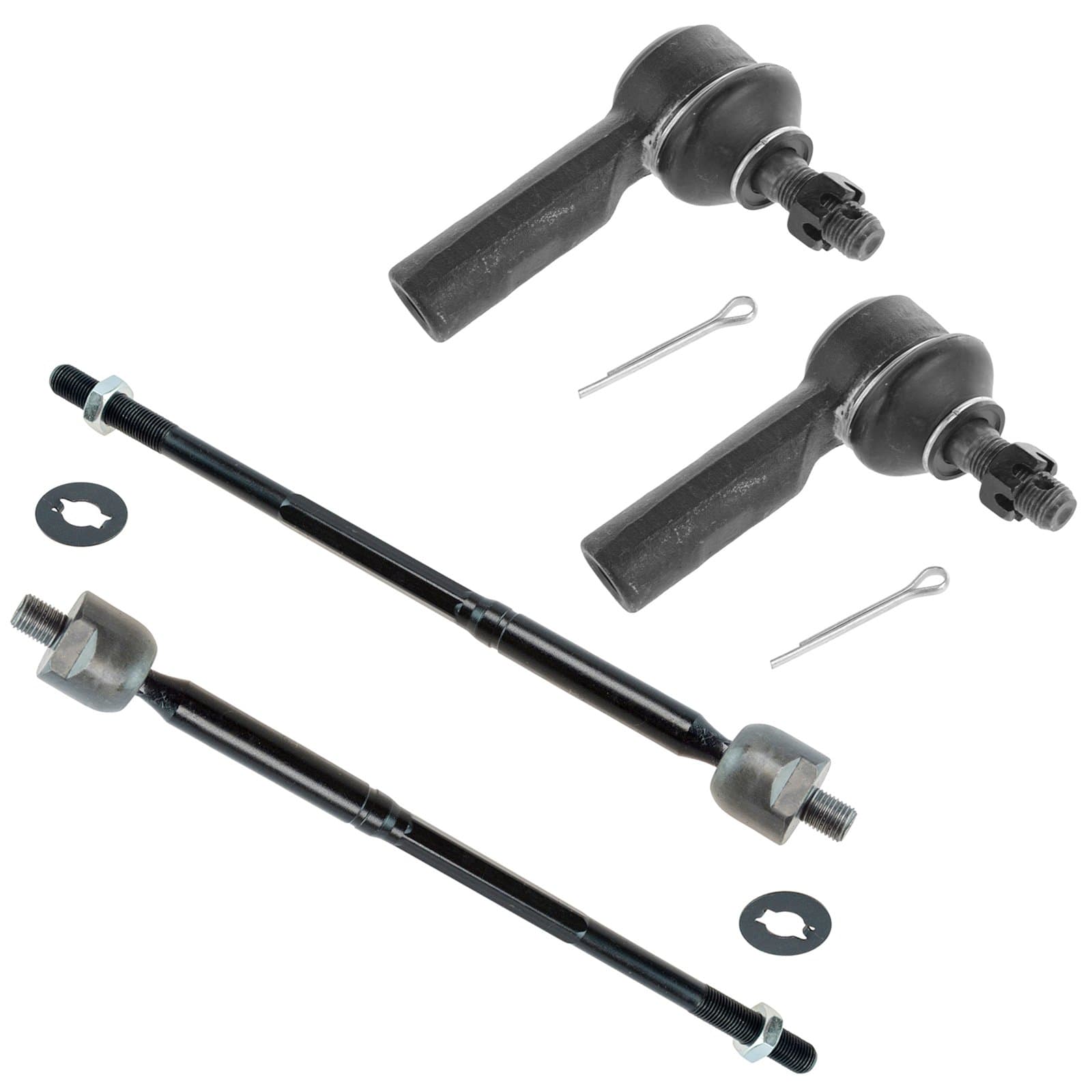 TRQ Steering Tie Rod End Inner Outer LH RH Set of 4 for Scion XA XB Toyota Echo