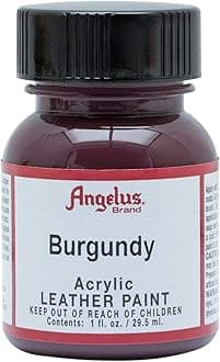 Angelus Burgundy Acrylic Leather Paint