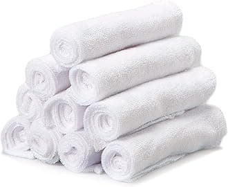 Spasilk 10 Pack Soft Terry Bath Washcloths – Newborn Boy or Girl – Baby Shower Gift