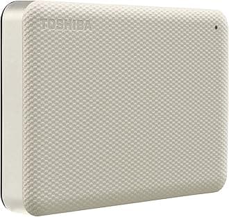 Canvio Advance 4TB Portable External Hard Drive USB 3.0, White - HDTCA40XW3CA